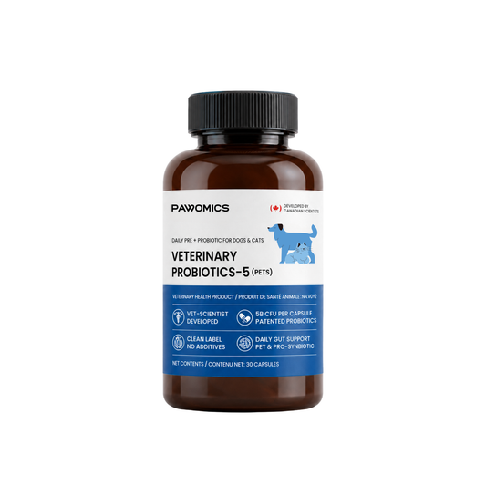 Veterinary Probiotics-5 Daily Pre + Probiotic for Dogs & Cats