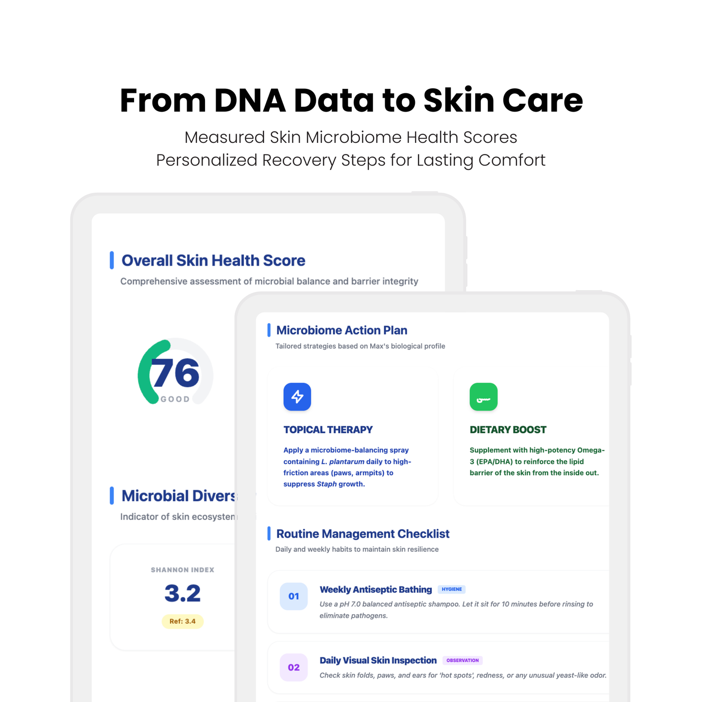 Skin Microbiome DNA Test For Dogs & Cats