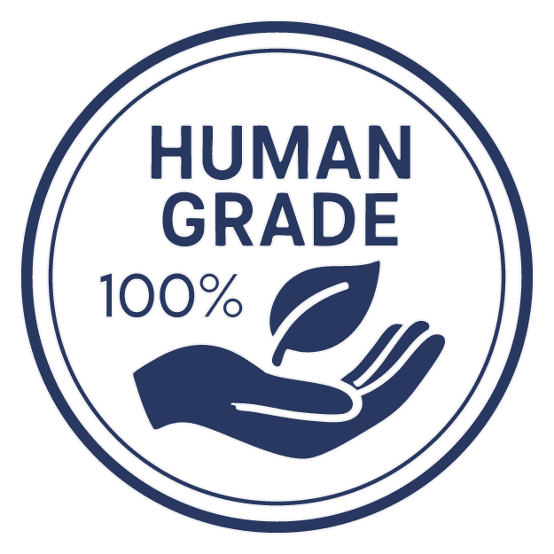 Human-grade ingredients used in Pawomics pet supplements