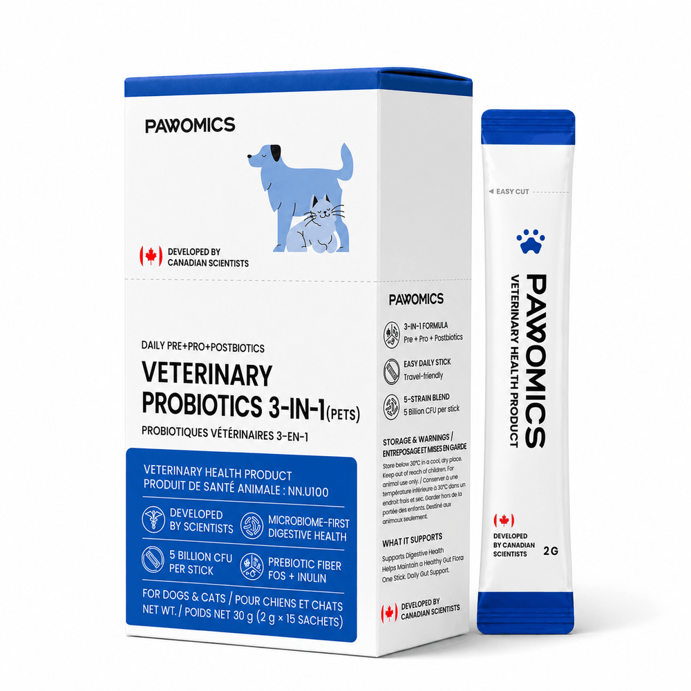 Veterinary Probiotics for Dogs & Cats Daily Stick